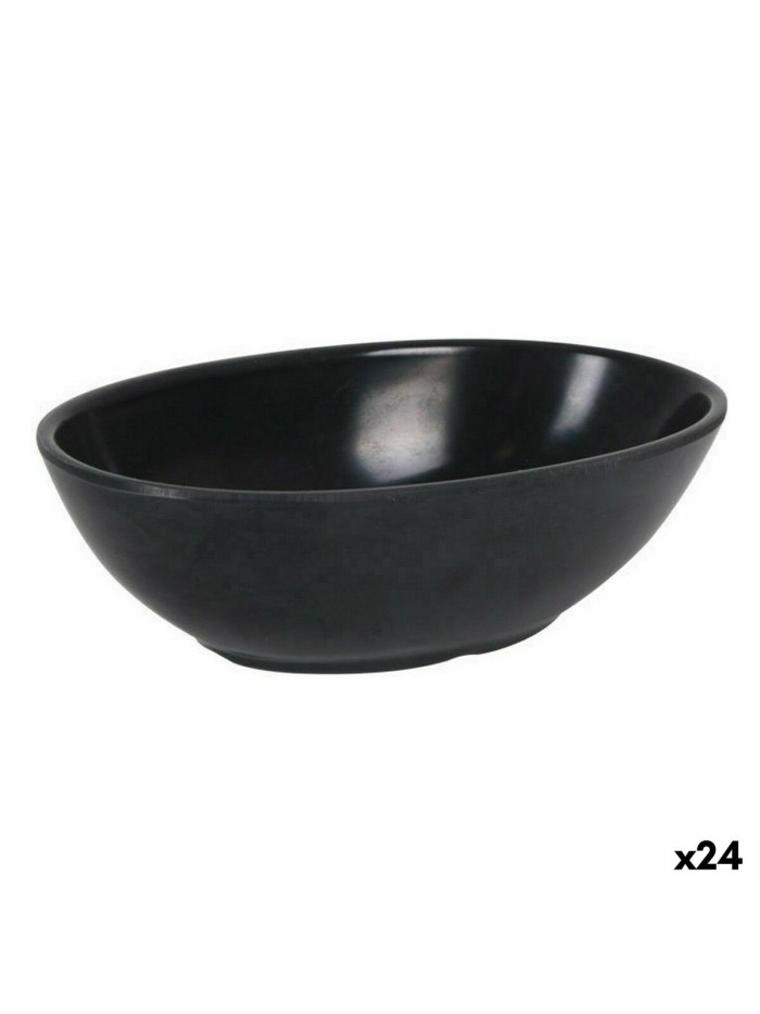 Snack Bowl La Mediterránea Melamin Anthracite (24 Units)