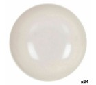 Plato Hondo La Mediterránea Melamina Blanco Brillo 21 x 5,3 cm (24 Unidades)