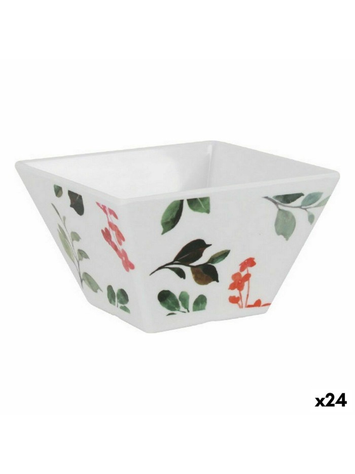 Bol pour Apéritifs La Mediterránea Petunia Mélamine Brille 10 x 10 x 6 cm (24 Unités)