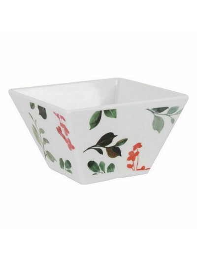 Snack Bowl La Mediterránea Petunia Melamin Shine 10 x 10 x 6 cm (24 Units)