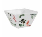 Snack Bowl La Mediterránea Petunia Melamin Shine 10 x 10 x 6 cm (24 Units)