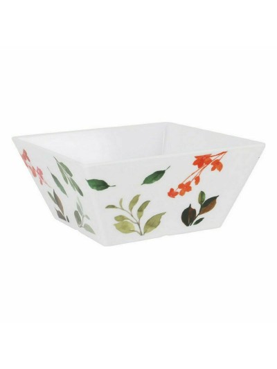 Snack Bowl La Mediterránea Petunia Melamin Shine 18 x 18 x 8 cm (24 Units)