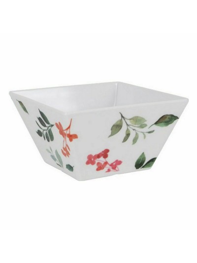 Bol pour Apéritifs La Mediterránea Petunia Mélamine Brille 13 x 13 x 7 cm (24 Unités)