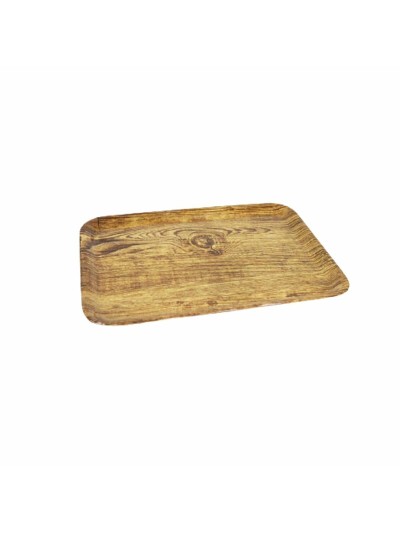 Bandeja La Mediterránea Madera Melamina 27 x 21,5 x 1,5 cm (18 Unidades)