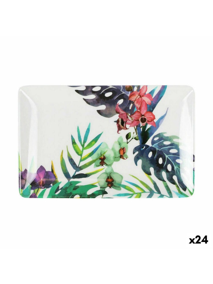 Snack tray La Mediterránea 20 x 13 x 2 cm (24 Units)