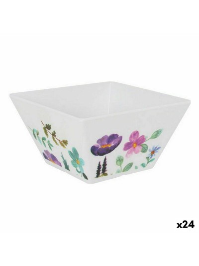 Snack Bowl La Mediterránea Sakura Melamin Shine 13 x 13 x 7 cm (24 Units)