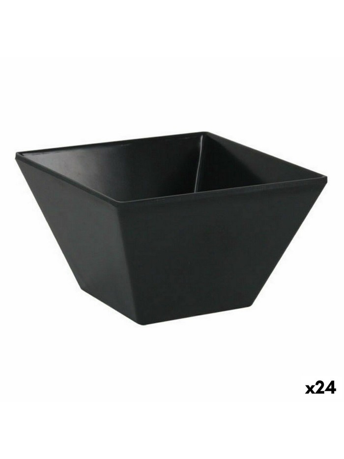 Bol pour Apéritifs La Mediterránea Mélamine Anthracite 10 x 10 x 6 cm (24 Unités)