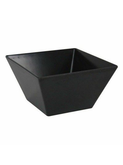 Snack Bowl La Mediterránea Melamin Anthracite 13 x 13 x 7 cm (24 Units)