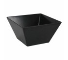 Snack Bowl La Mediterránea Melamin Anthracite 13 x 13 x 7 cm (24 Units)