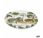 Dessert dish La Mediterránea Sauvage Melamin 20 x 20 x 1,5 cm (24 Units)