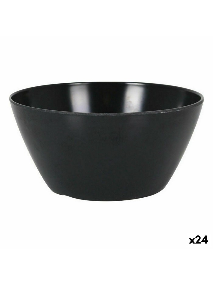 Bol pour Apéritifs La Mediterránea Mélamine Anthracite 14,5 x 7 cm (24 Unités)