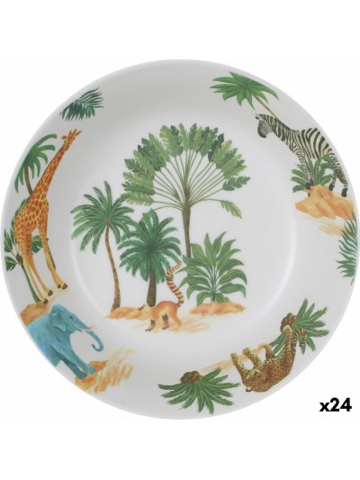 Deep Plate La Mediterránea Sauvage Melamin 20 x 20 x 5 cm (24 Units)
