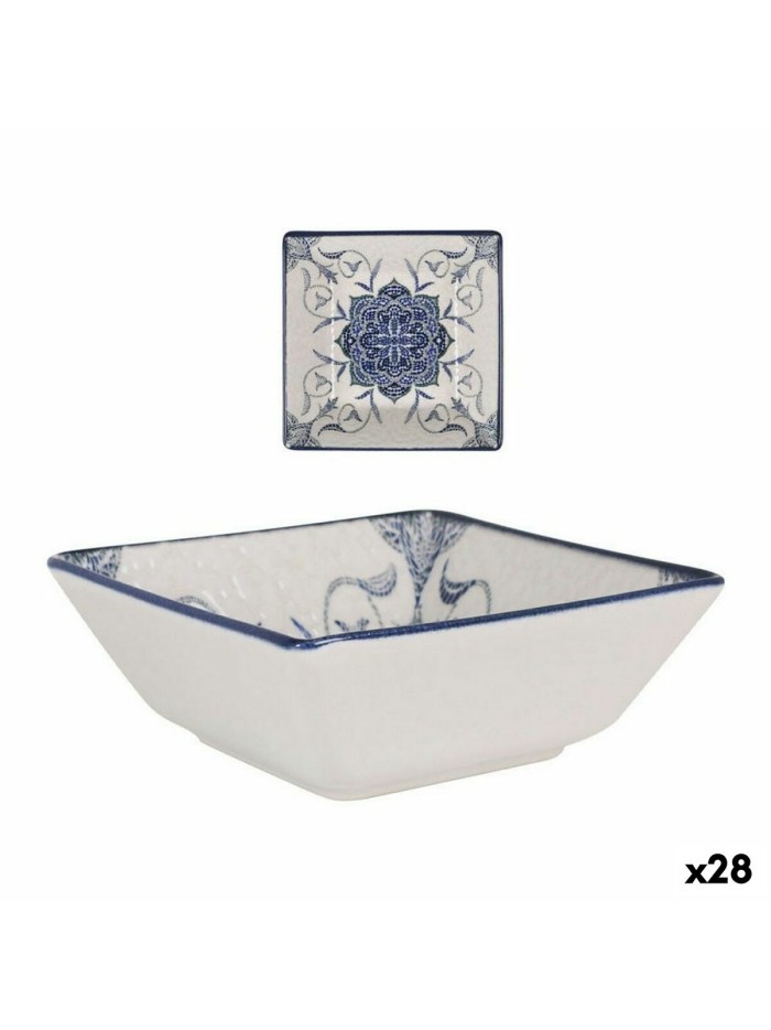 Bowl La Mediterránea Rosetta Porcelain 13 x 13 x 5 cm (28 Units)