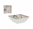 Bol La Mediterránea Grecia Porcelana Azul Marrón 13 x 13 x 5 cm (28 Unidades)
