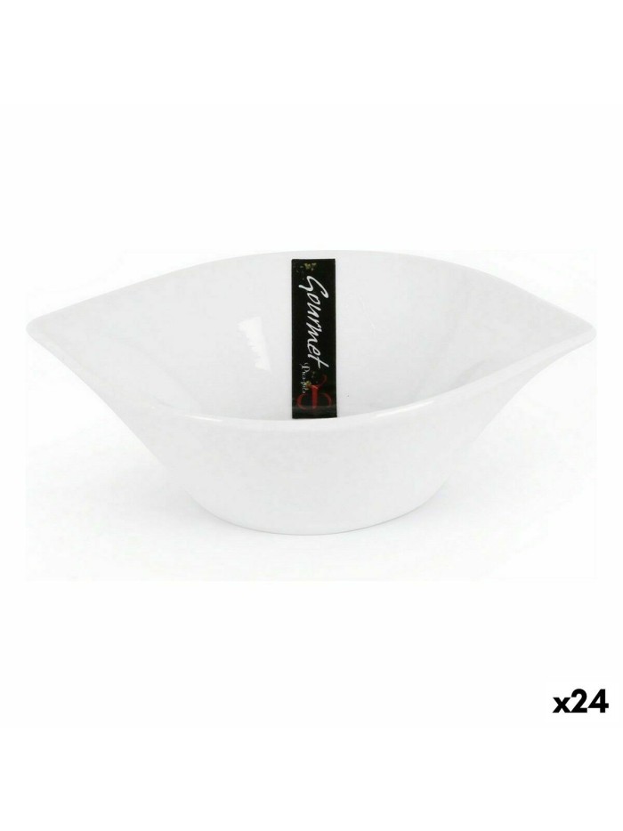 Snack Bowl Pica-pica gourmet White 15 x 11,5 x 4,2 cm (24 Units)