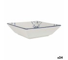 Bol La Mediterránea Rosetta Porcelana 18 x 18 x 5 cm (24 Unidades)