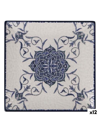 Plato de Postre La Mediterránea Rosetta 18 x 18 x 2 cm (12 Unidades)