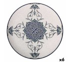 Bajo Plato La Mediterránea Rosetta Porcelana Ø 32,5 cm (6 Unidades)