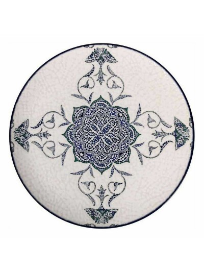 Bajo Plato La Mediterránea Rosetta Porcelana Ø 32,5 cm (6 Unidades)