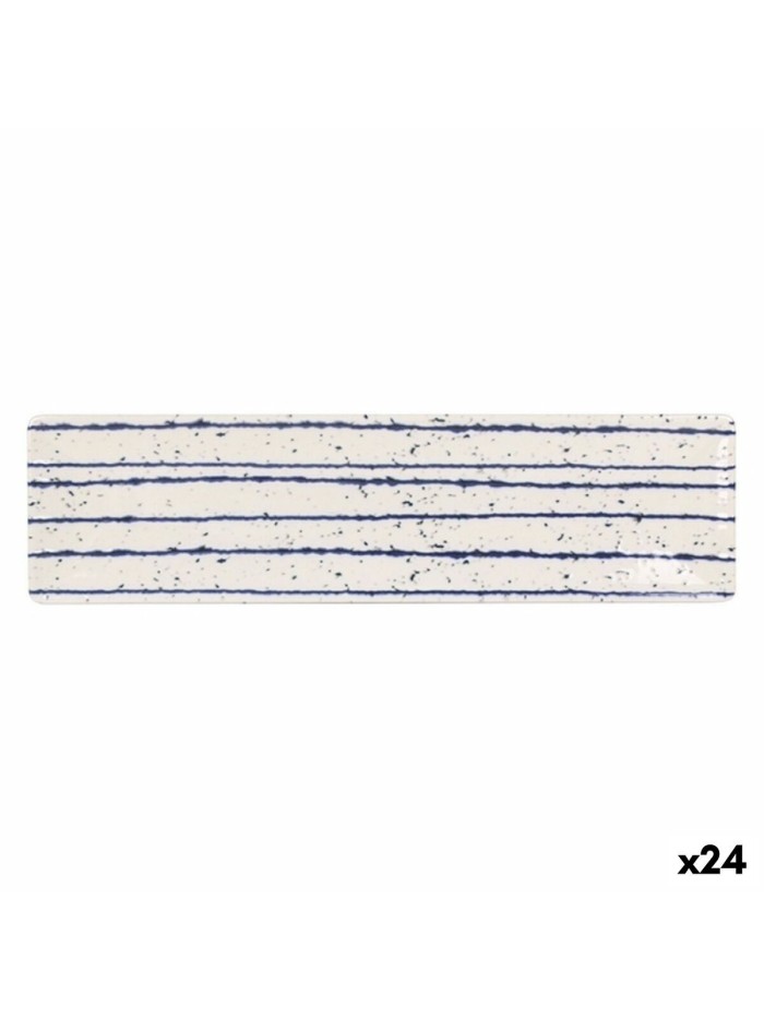 Serving Platter La Mediterránea Arago Rectangular 30 x 8 x 2 cm (24 Units)