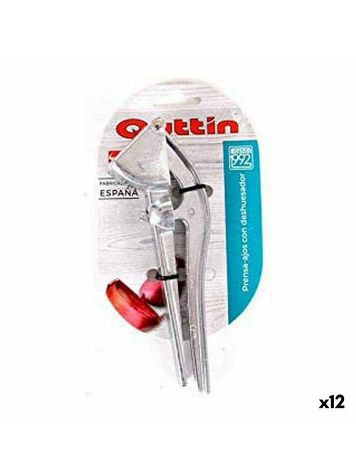 Garlic Press with Stone Remover Quttin 46527 (12 Units)