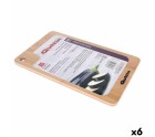 Bamboo Cutting Board Quttin Quttin (45 x 27 cm) Bamboo (6 Units)