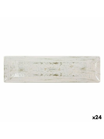 Fuente de Cocina La Mediterránea Idris Rectangular 30 x 8 x 2cm (24 Unidades)