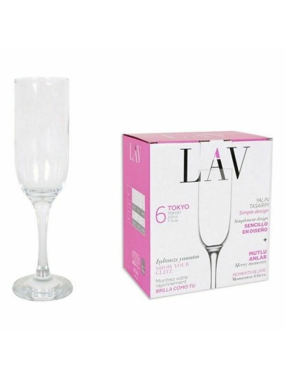 Set of cups LAV Tokyo (4 Units) (210 ml)