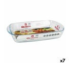 Baking tray Quttin 65810 2,2 l Glass Rectangular 32,5 x 20,2 x 5,2 cm (7 Units)