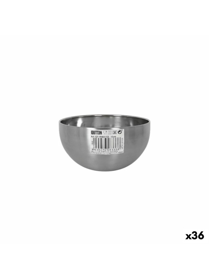 Bowl Quttin Steel 11,7 x 6 cm (36 Units)