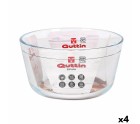 Baking tray Quttin 104639 Glass 2,9 L (4 Units) (21,5 cm)