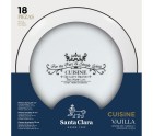 Tableware Santa Clara Cuisine Porcelain Circular 18 Pieces (2 Units)
