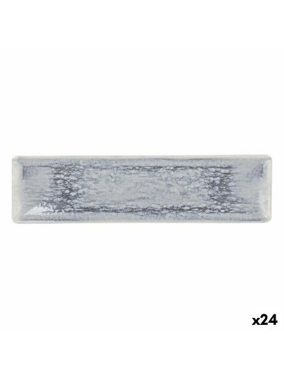 Fuente de Cocina La Mediterránea Adhara Rectangular 30 x 8 x 2cm (24 Unidades) (30 x 8 cm)