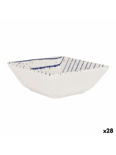 Bol La Mediterránea Arago Porcelana 13 x 13 x 5 cm (28 Unidades)