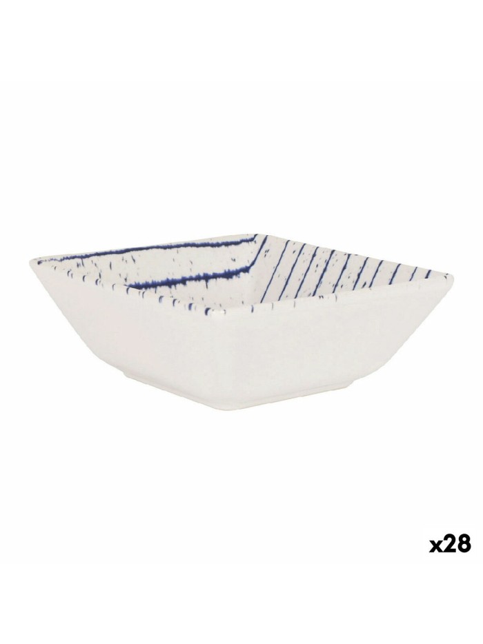 Bol La Mediterránea Arago Porcelaine 13 x 13 x 5 cm (28 Unités)