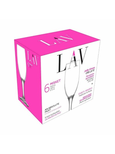 Copa de champán Inde Misket Set 190 ml (4 Unidades)