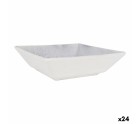 Cuenco La Mediterránea Adhara Porcelana 18 x 18 x 5 cm (24 Unidades)