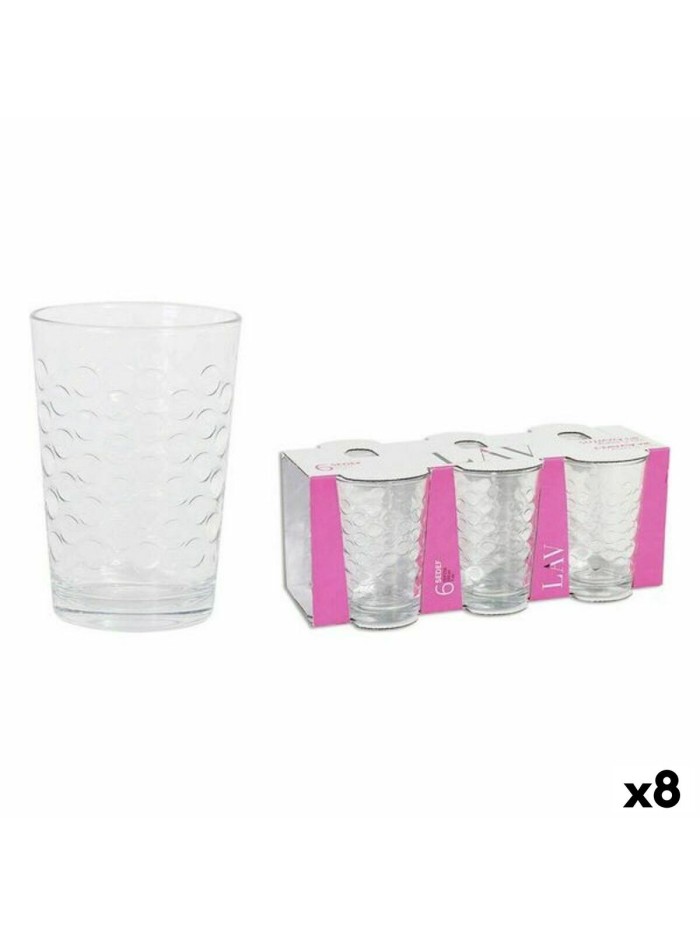 Set of glasses LAV sdf216 6 Pieces (8 Units) (205 ml)