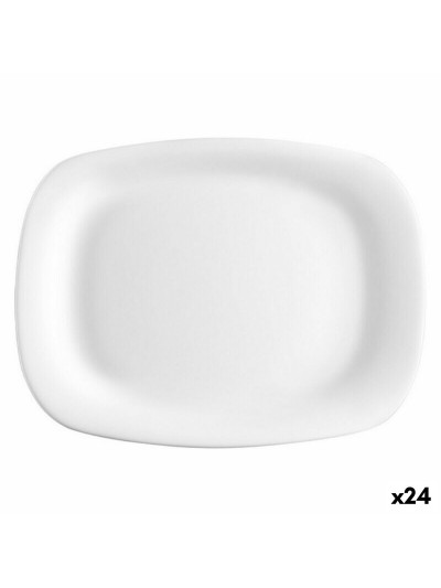 Flat Plate Bormioli BOR1191 Rectangular (24 Units) (20 x 28 cm)