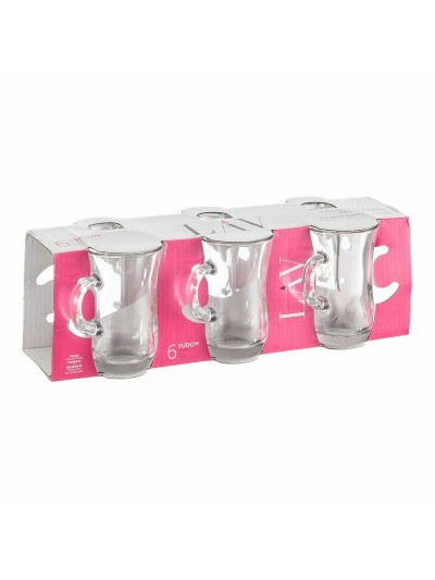 Set of glasses LAV Yudum 105 ml 6 Pieces (12 Units)