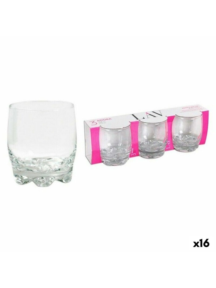 Set de Verres LAV Adora 290 ml 3 Pièces (16 Unités)