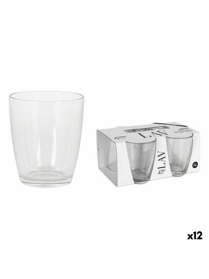 Set of glasses LAV 65357 340 ml 4 Pieces (4 Units) (12 Units)