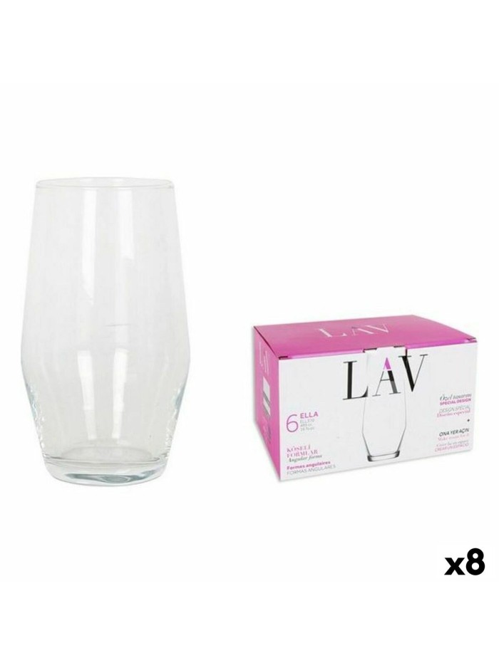 Set de Verres LAV 144954 6 Pièces (8 Unités) (495 ml)