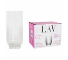 Set de Verres LAV 144946 6 Pièces (8 Unités) (395 ml)