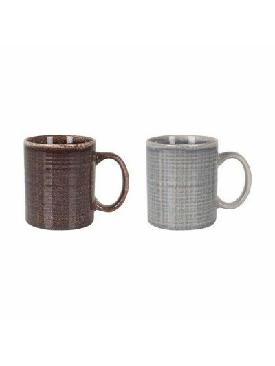 Taza La Mediterránea Reassure 380 ml Cerámica Rectangular (24 Unidades)