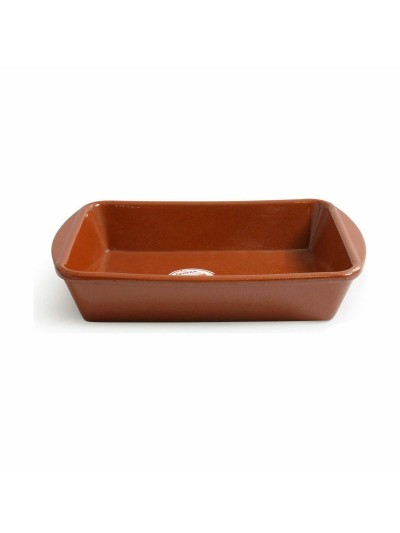 Serving Platter Azofra Baked clay Rectangular 29 x 20 x 6 cm (4 Units)
