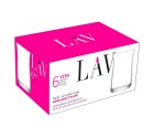 Set de Vasos LAV Vera 275 ml 6 Piezas (8 Unidades)