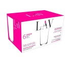 Set of glasses LAV Assos 490 ml 6 Pieces (8 Units)