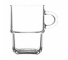 Set of Mugs LAV 360 ml 11 x 8 x 12 cm Stackable 4 Units (6 Pieces)
