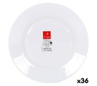 Flat Plate Bormioli Toledo Ø 25 x 2 cm (36 Units)
